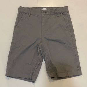 Boys grey khaki shorts